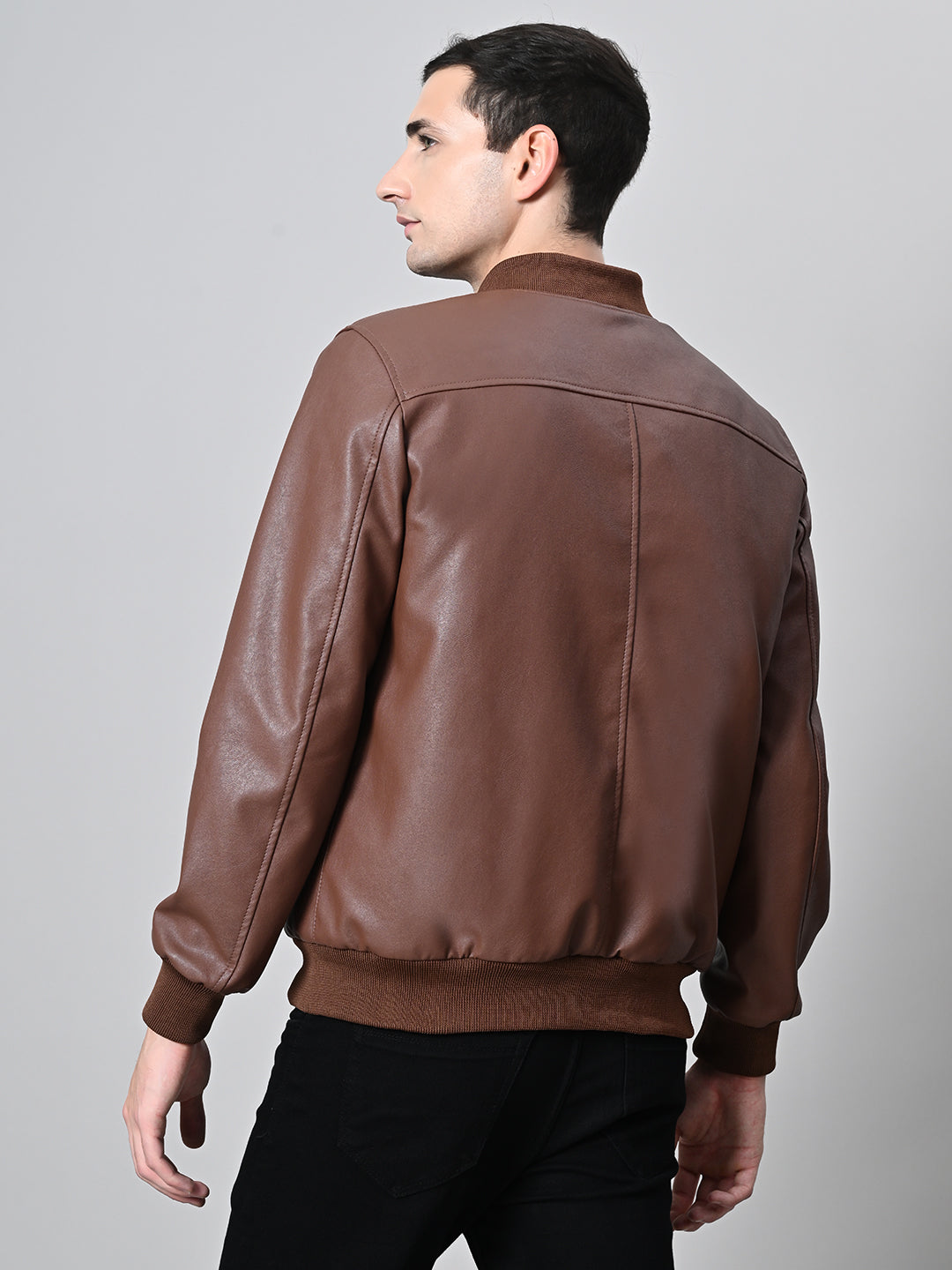 Lightweight Bomber Tan Jacket For Men