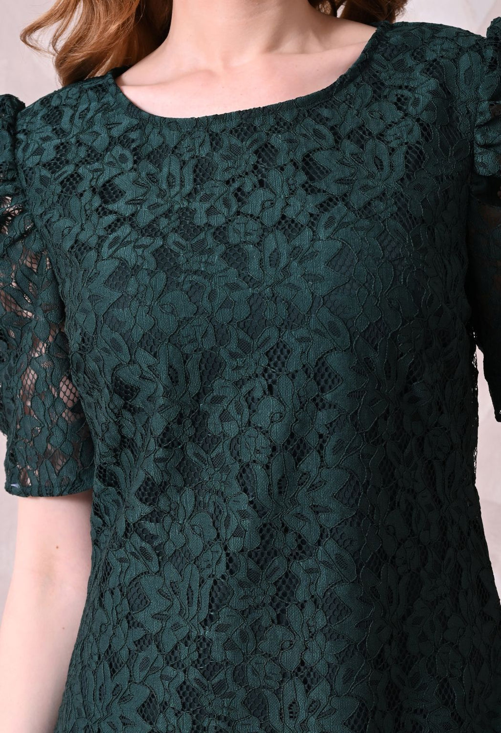 Women Green Solid Comfort Maxi Dress
