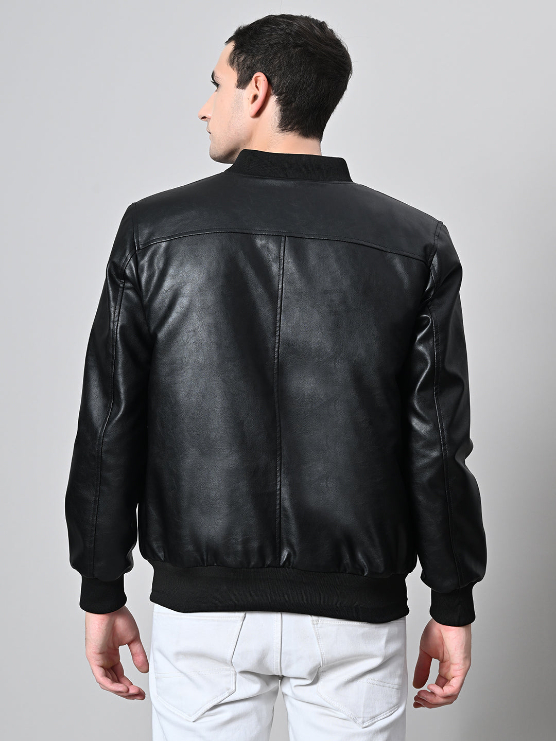 Lightweight Bomber Black Jacket For Men