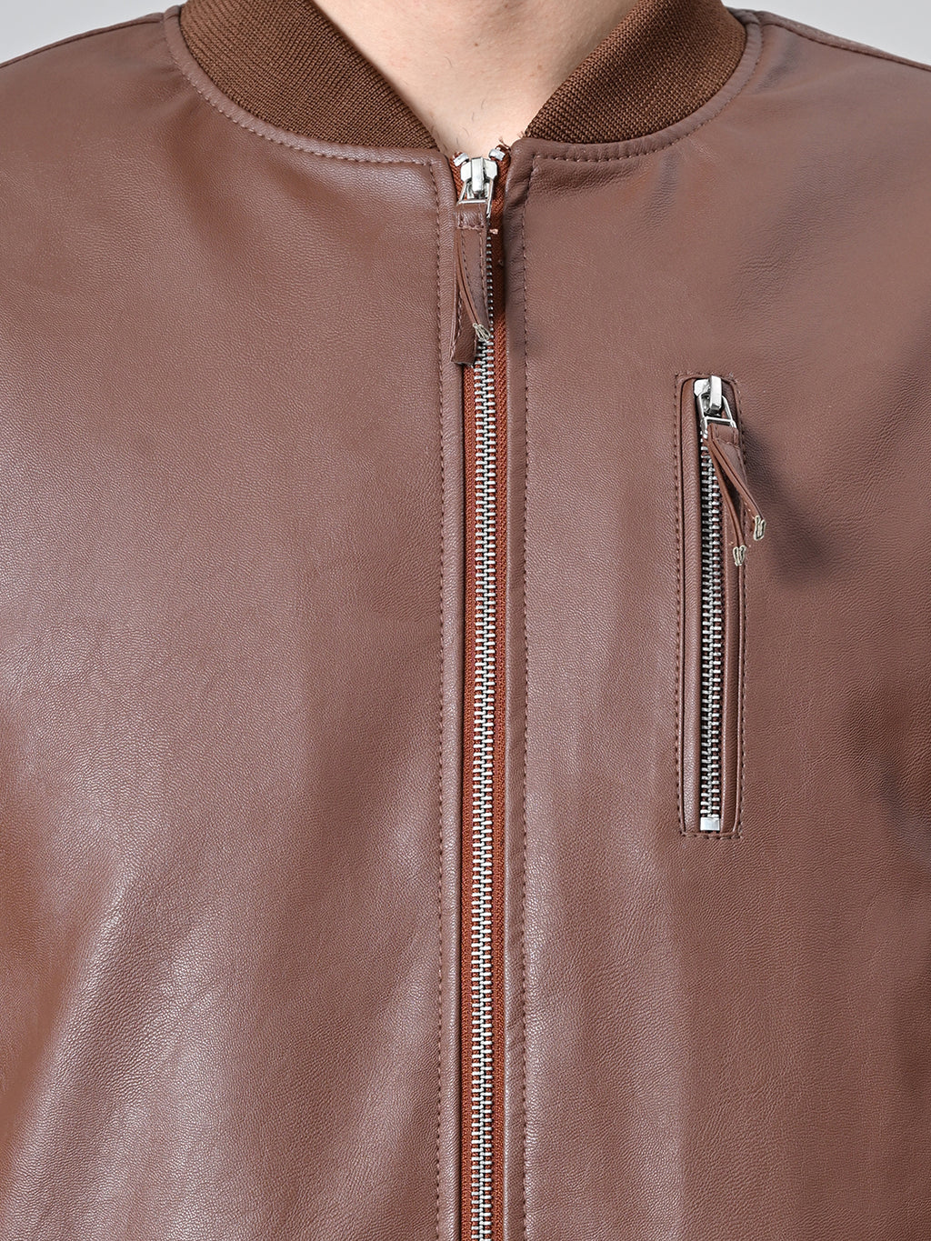 Lightweight Bomber Tan Jacket For Men