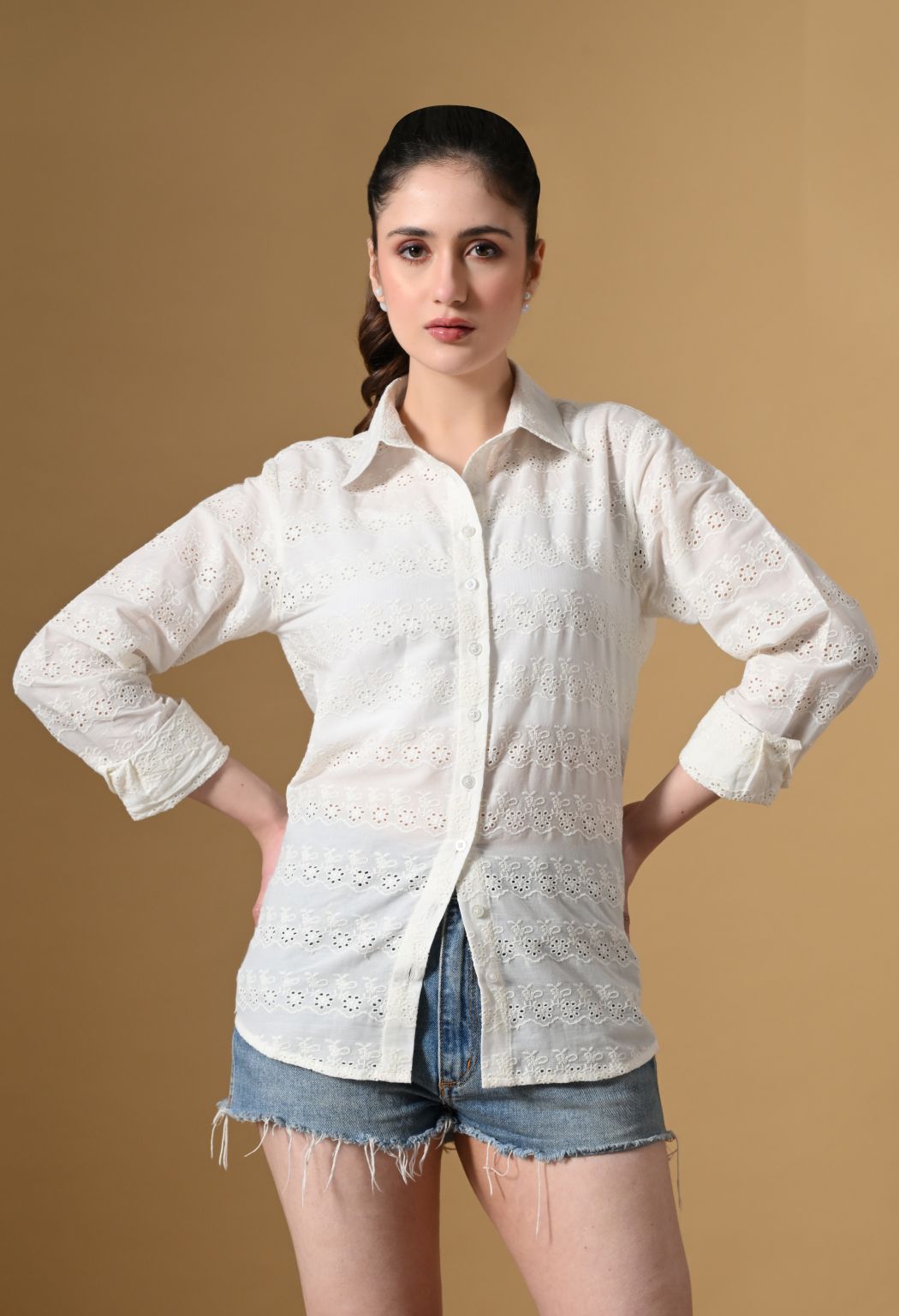 Women Comfort Semi Casual Shirt