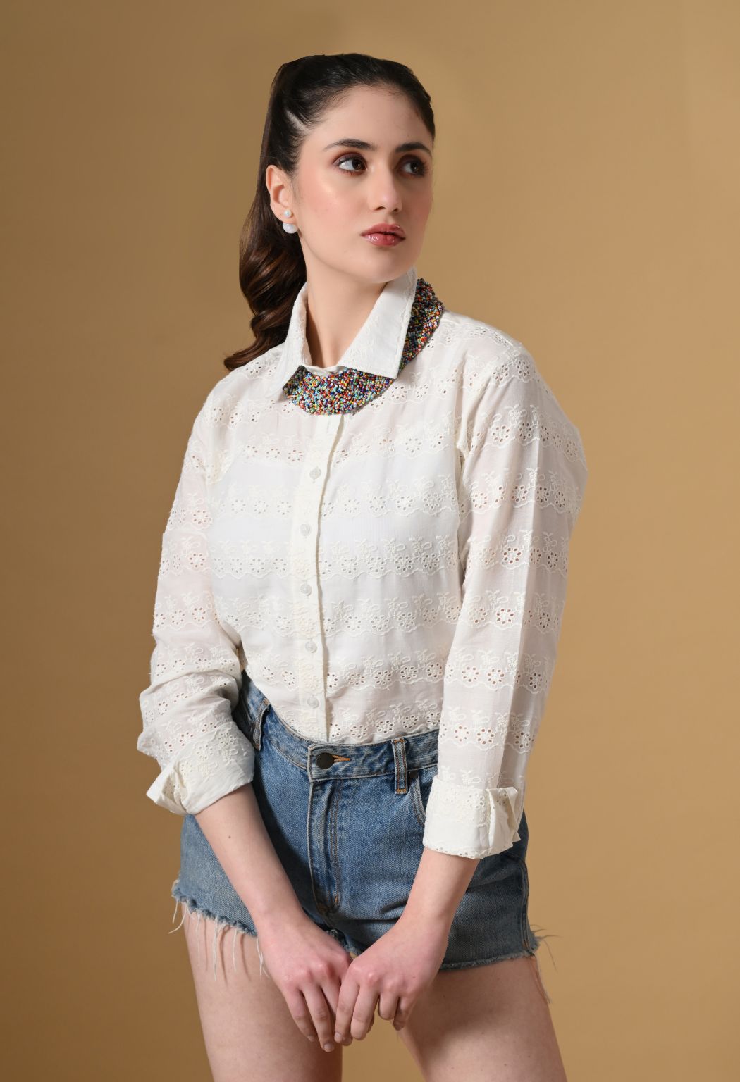 Women Comfort Semi Casual Shirt