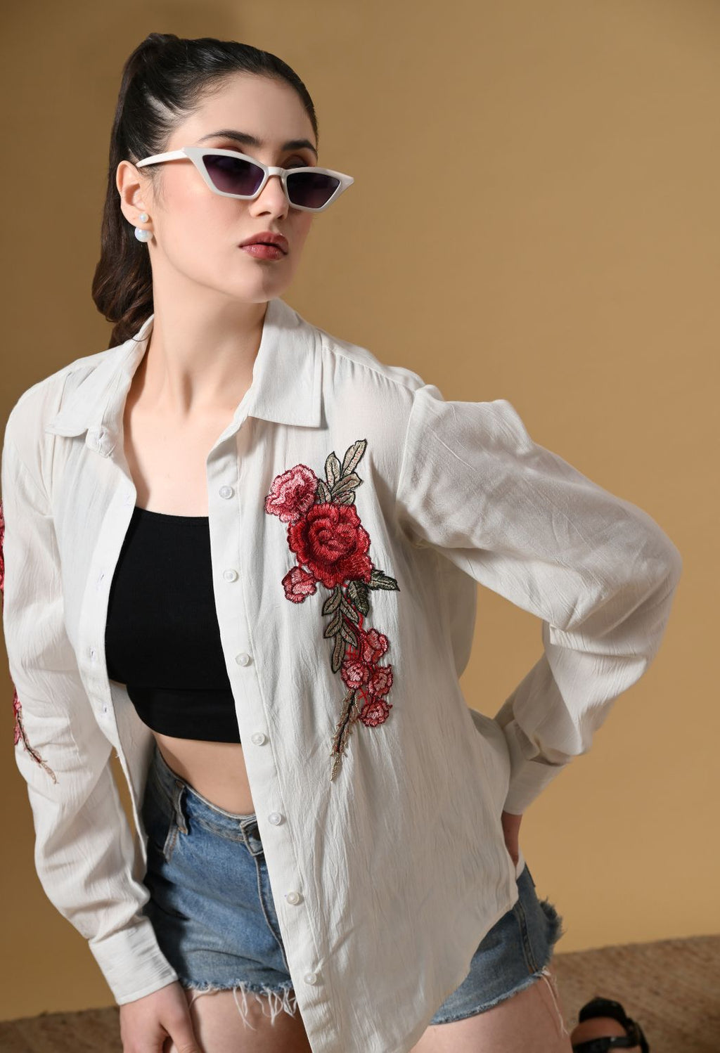 Women Comfort Floral Casual Shirt