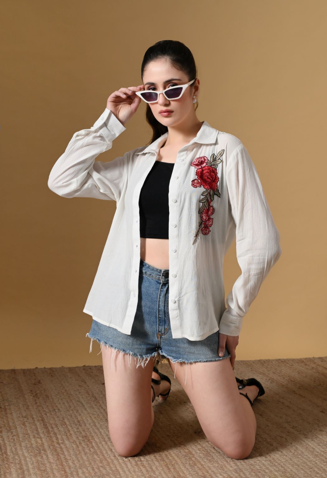 Women Comfort Floral Casual Shirt