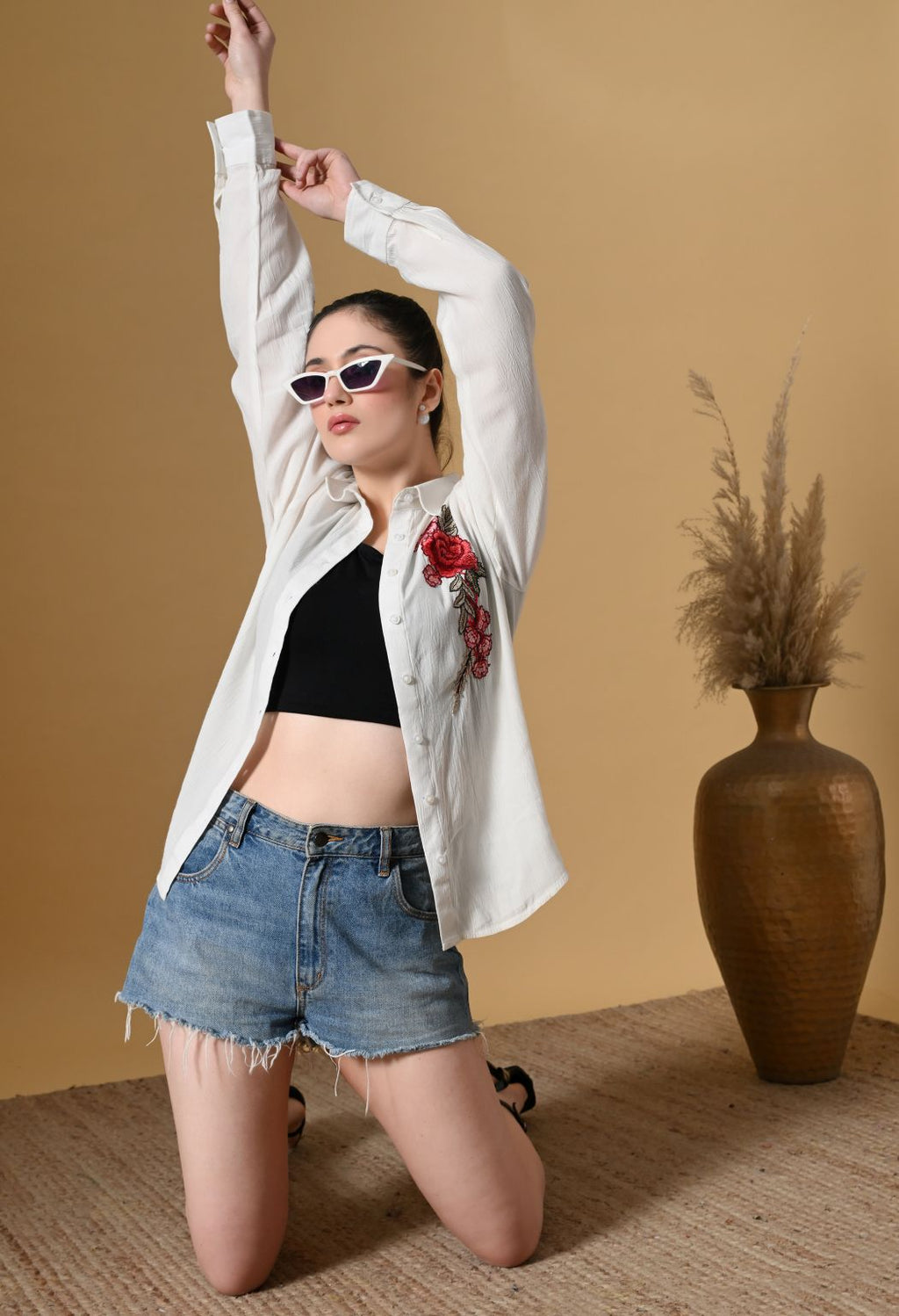 Women Comfort Floral Casual Shirt