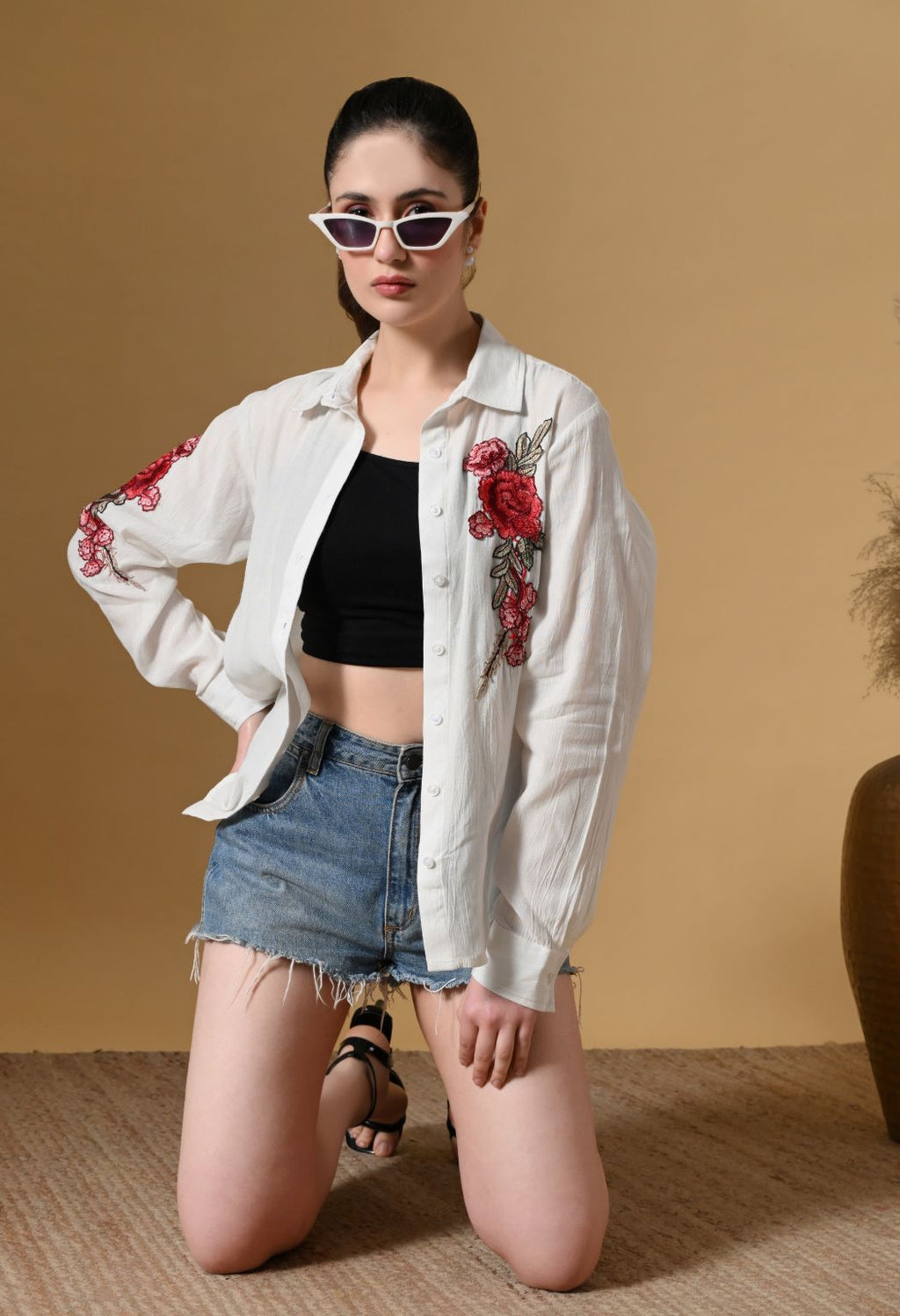 Women Comfort Floral Casual Shirt