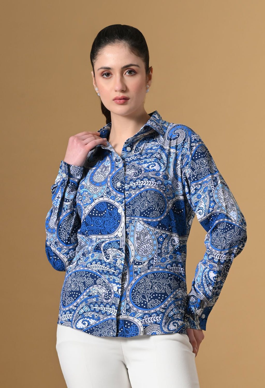 Women Comfort Printed Casual Shirt