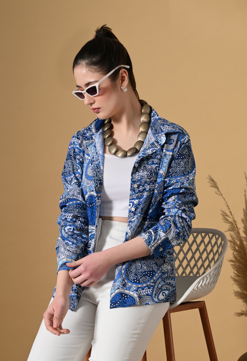 Women Comfort Printed Casual Shirt