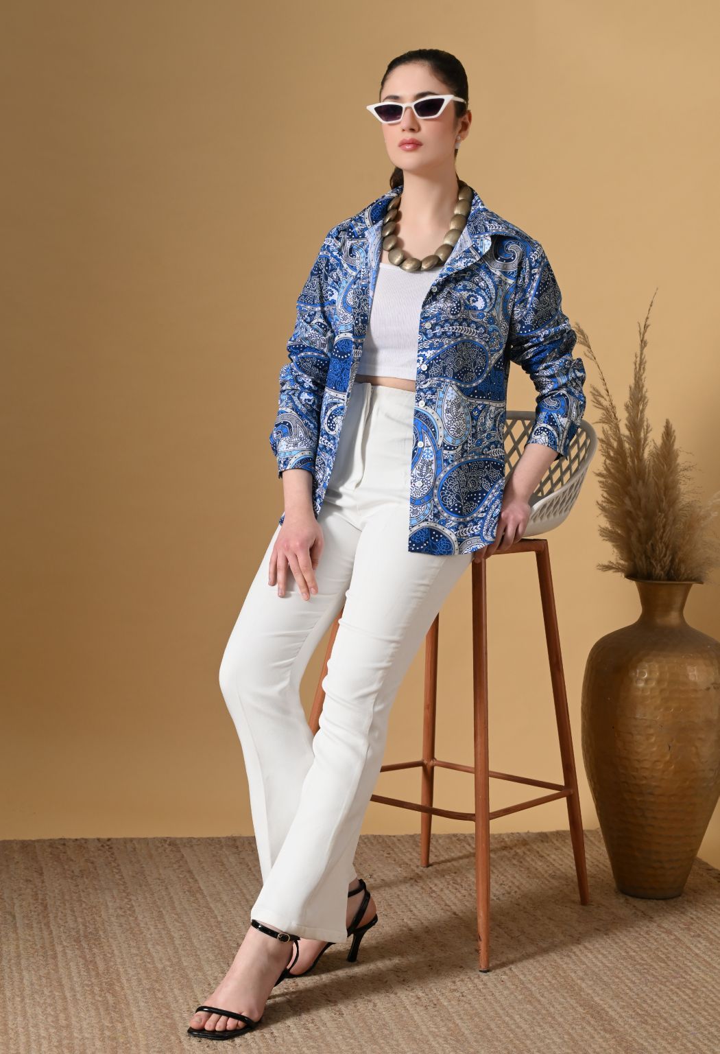 Women Comfort Printed Casual Shirt