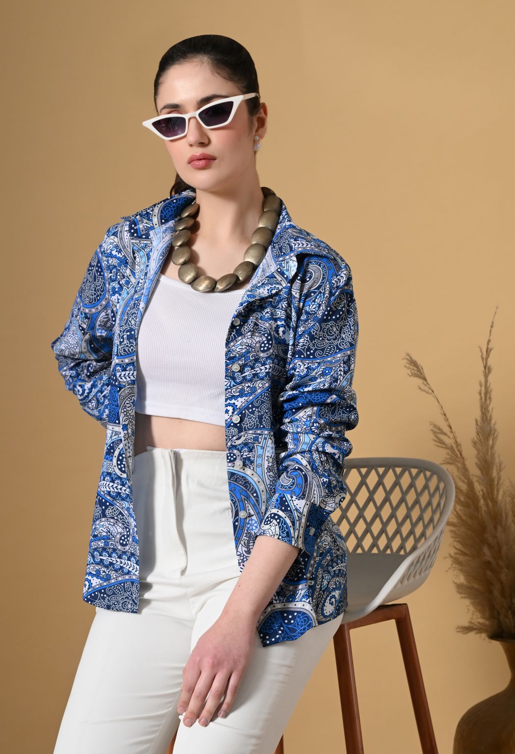 Women Comfort Printed Casual Shirt